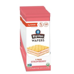 Rip Van Strawberry Wafer Cookies 1.56oz 12ct